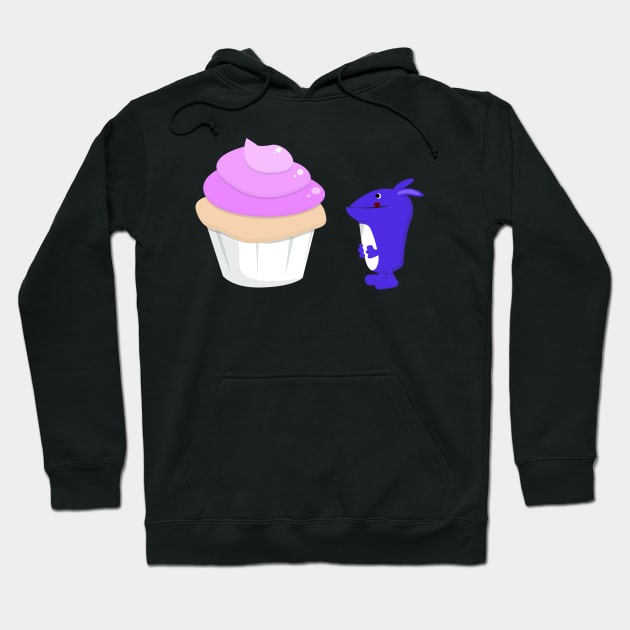 Cupcake of Awesome Hoodie by JasonStone